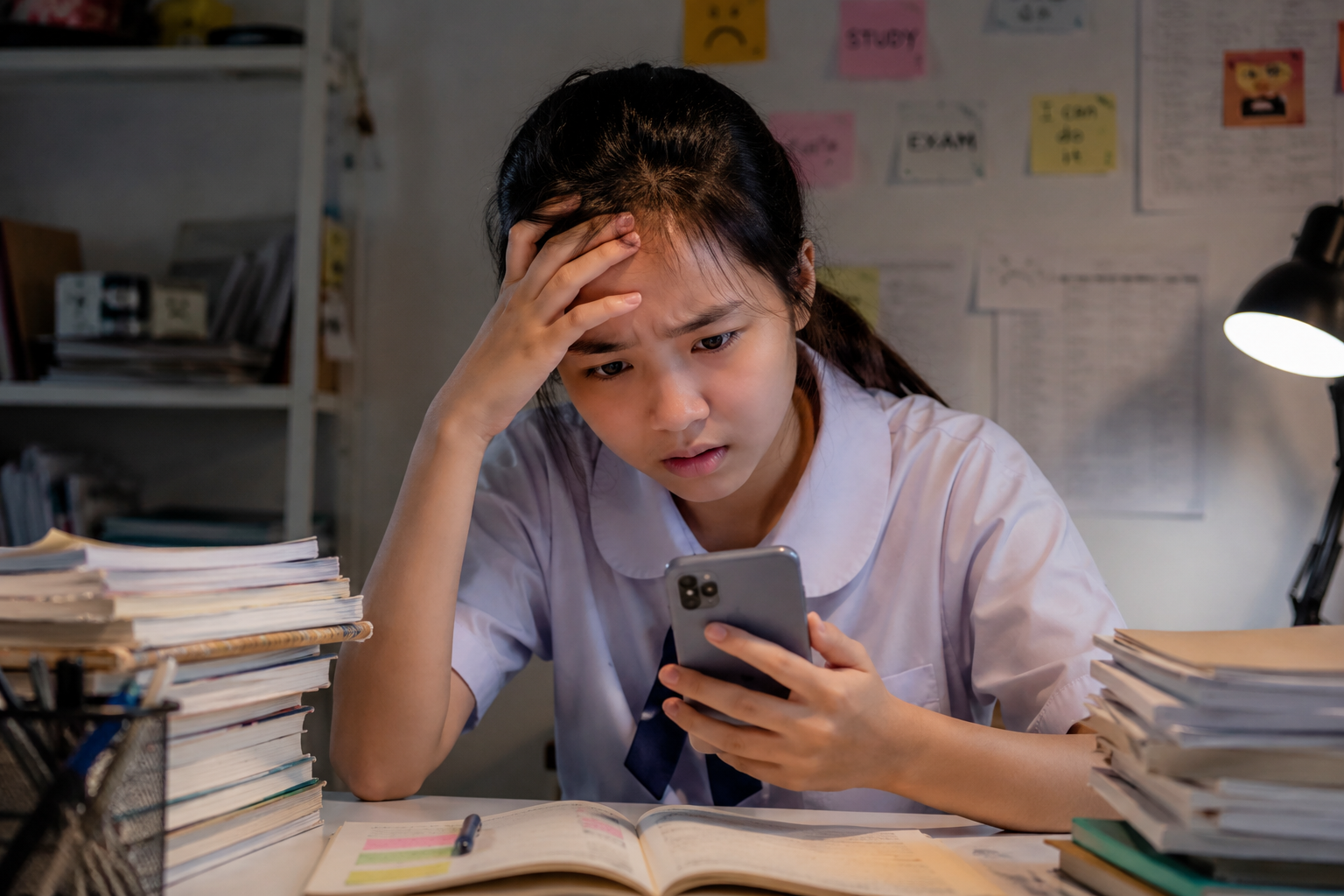 Học sinh và căng thẳng - Ảnh 1. Học sinh và căng thẳng - Ảnh 1.