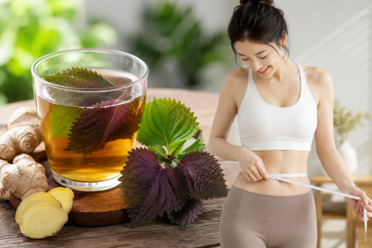 photo-1784726754300-1784726755043118457726 Uống nước lá tía tô với gừng có giúp giảm cân không? - Ảnh 1.