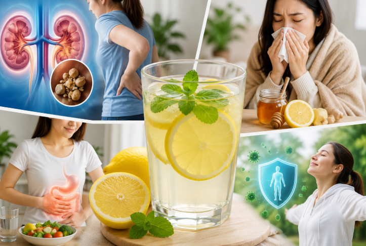 Nước chanh hỗ trợ sức khỏe