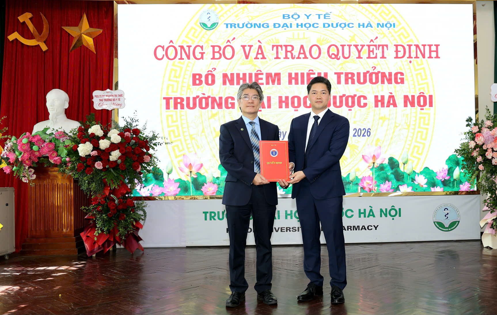 Bổ nhiệm Hiệu trưởng mới Trường Đại học Dược Hà Nội Bổ nhiệm Hiệu trưởng mới Trường Đại học Dược Hà Nội