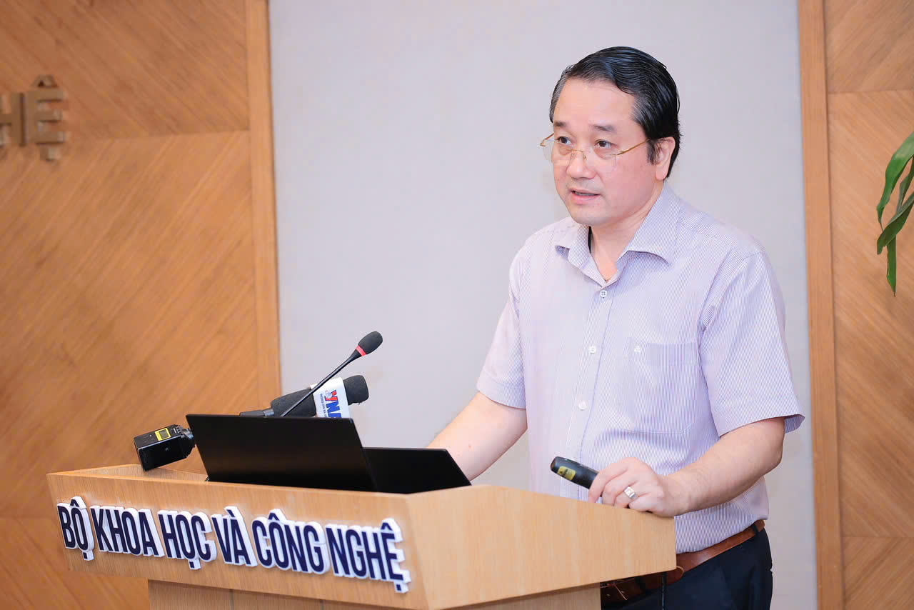 Ông Đào Ngọc Chiến, Giám đốc Quỹ Phát triển khoa học và công nghệ Quốc gia.