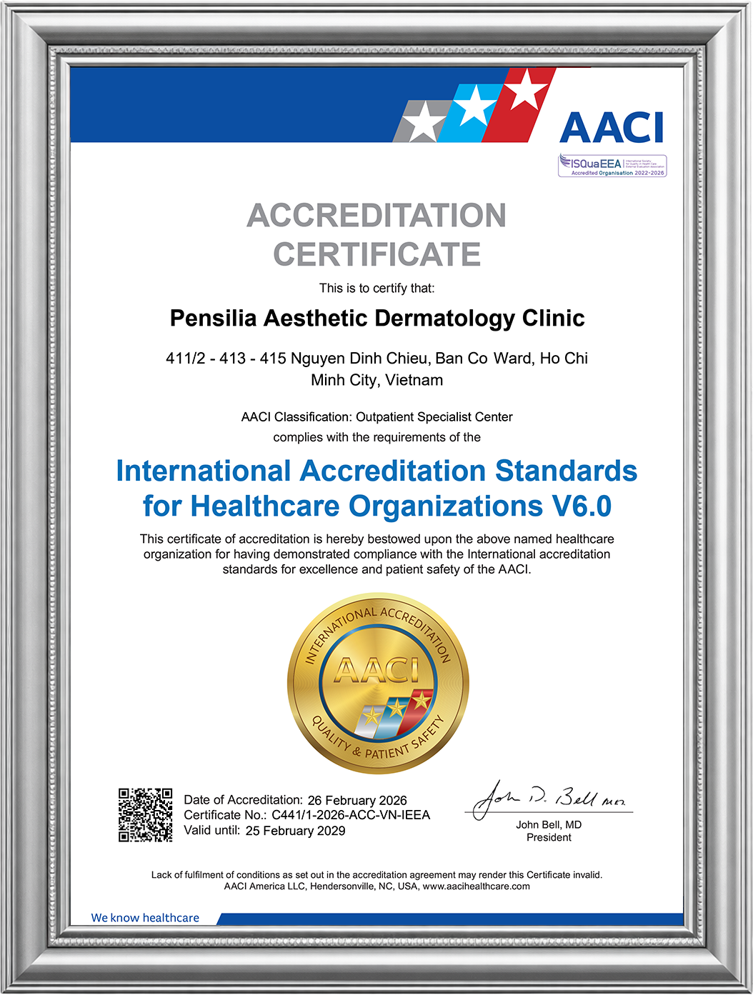 2-17879097766621460316141 Pensilia đạt chứng nhận AACI, nâng tầm dịch vụ- Ảnh 2.