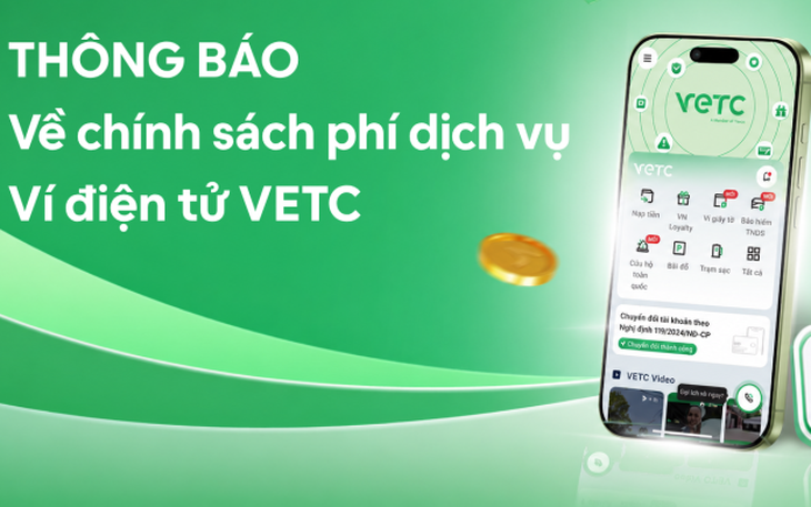 VETC tạm dừng thu phí dịch vụ Ví điện tử