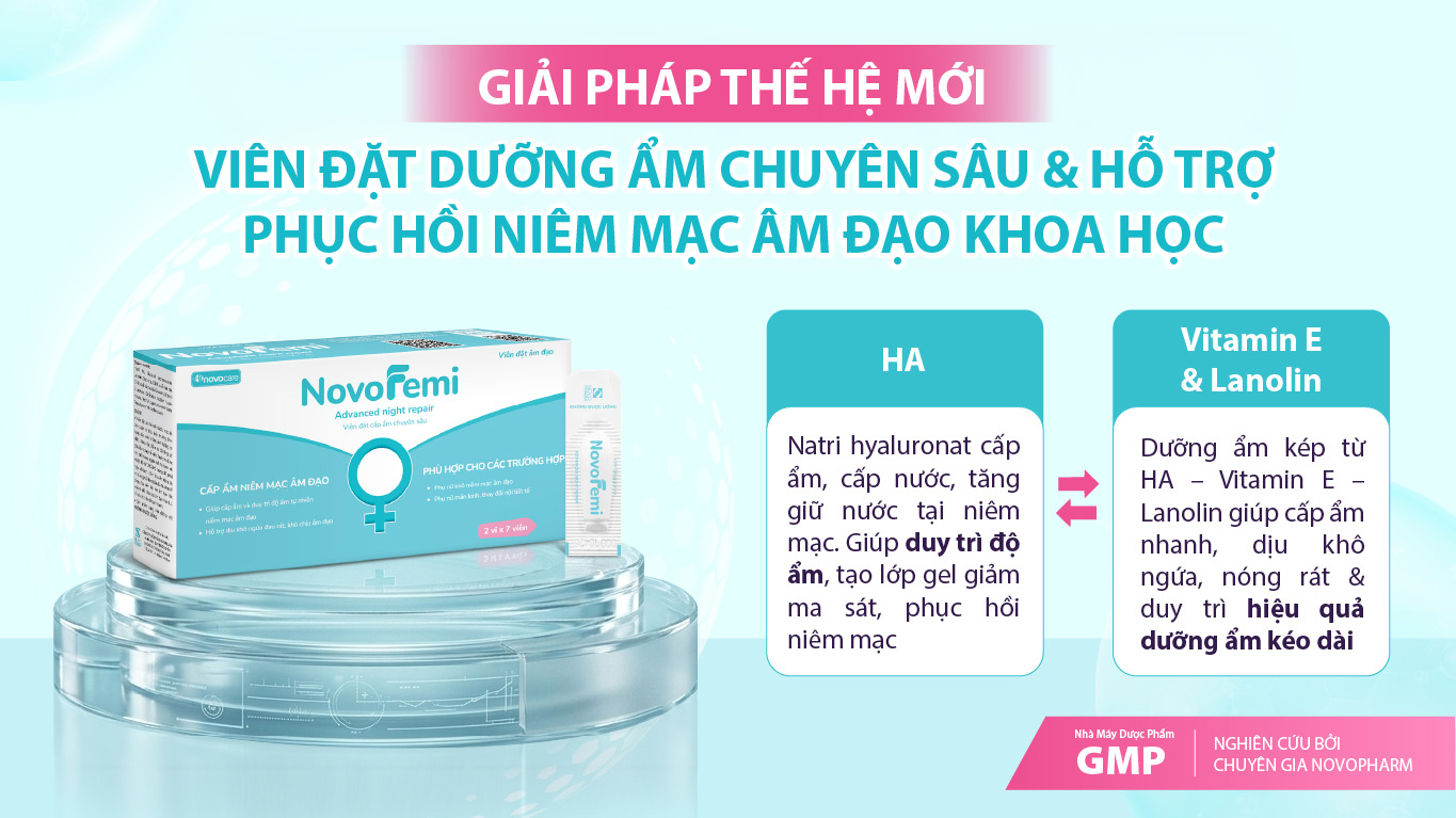 Khôi Phục Sức Khỏe Vùng Kín Sau Tuổi 35: Giải Pháp Novofemi Advanced Night Repair