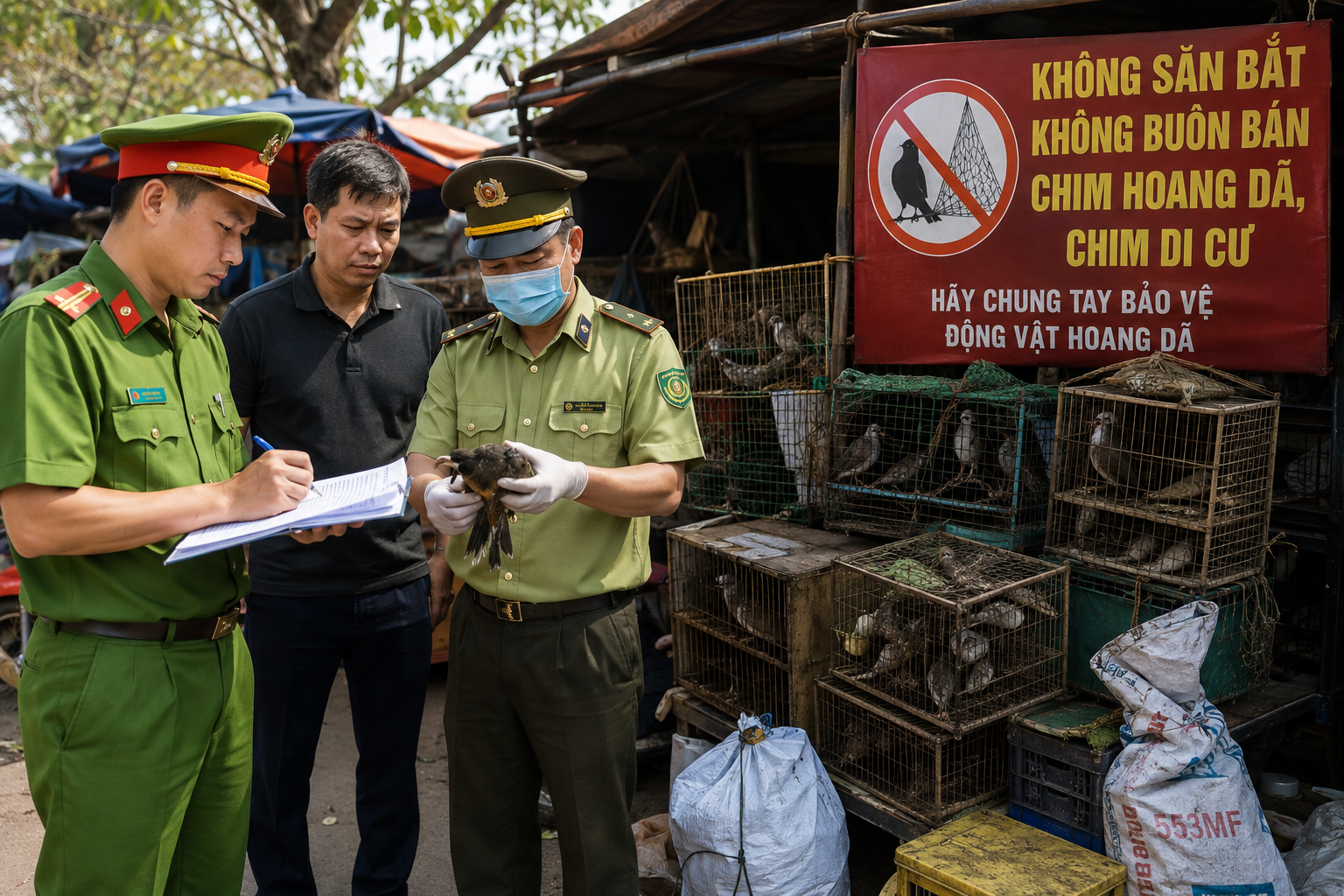 anh-minh-hoa-17860916806501081911123 Lâm Đồng kiên quyết xóa các 'điểm nóng' săn bắt, buôn bán chim hoang dã- Ảnh 1.
