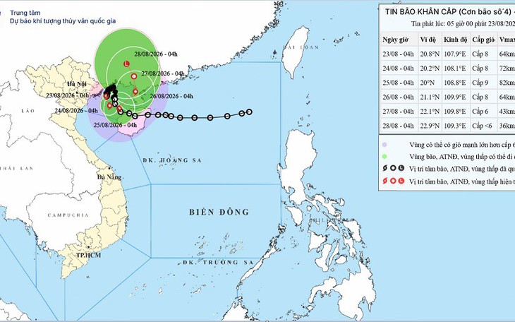 Nguyên nhân khiến bão số 4 có đường đi phức tạp và dị thường- Ảnh 2.