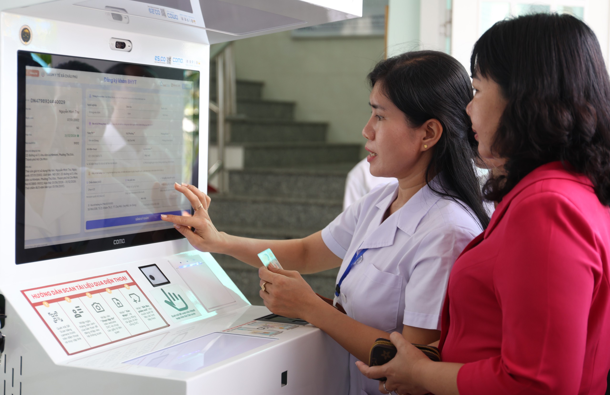 Bệnh án điện tử tại Trạm Y tế xã Châu Phú