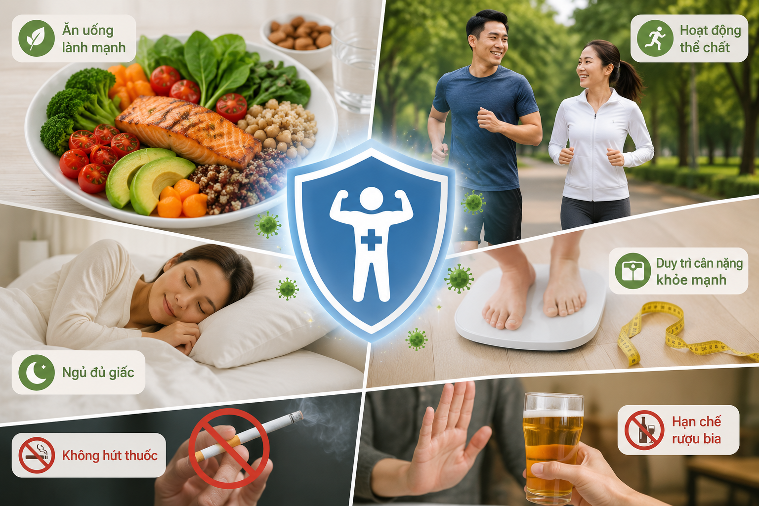 Khám Phá 10 Thói Quen Nâng Cao Sức Đề Kháng Cho Hệ Miễn Dịch Khỏe Mạnh