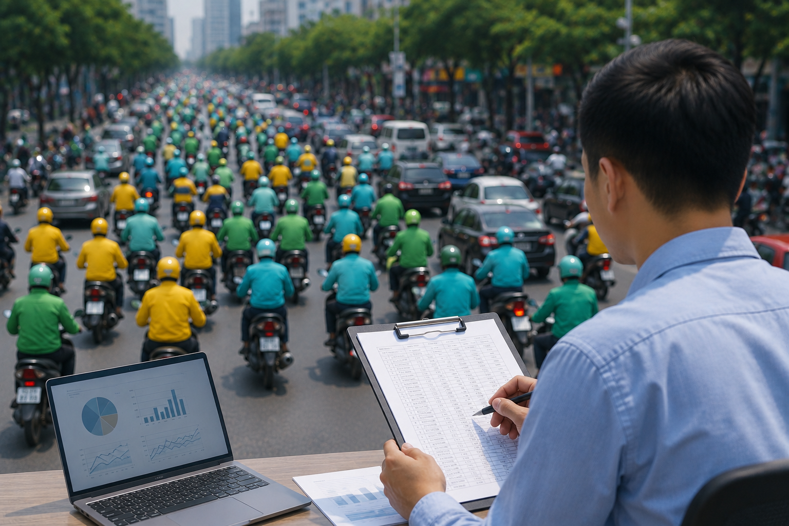 Hà Nội Thực Hiện Rà Soát Dữ Liệu Về Xe Công Nghệ Đang Hoạt Động