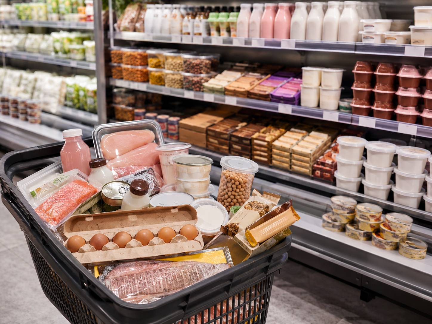 cibi-proteici-supermercato-prodotti-protein-17855801731031155971791 Mặt trái của việc ăn nhiều đạm: Sự thật bất ngờ về dinh dưỡng năm 2026 - Ảnh 1.