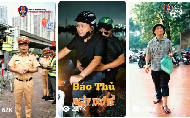Sự Chuyển Mình Của Công An Hà Nội Qua Những Video Giao Thông Triệu View