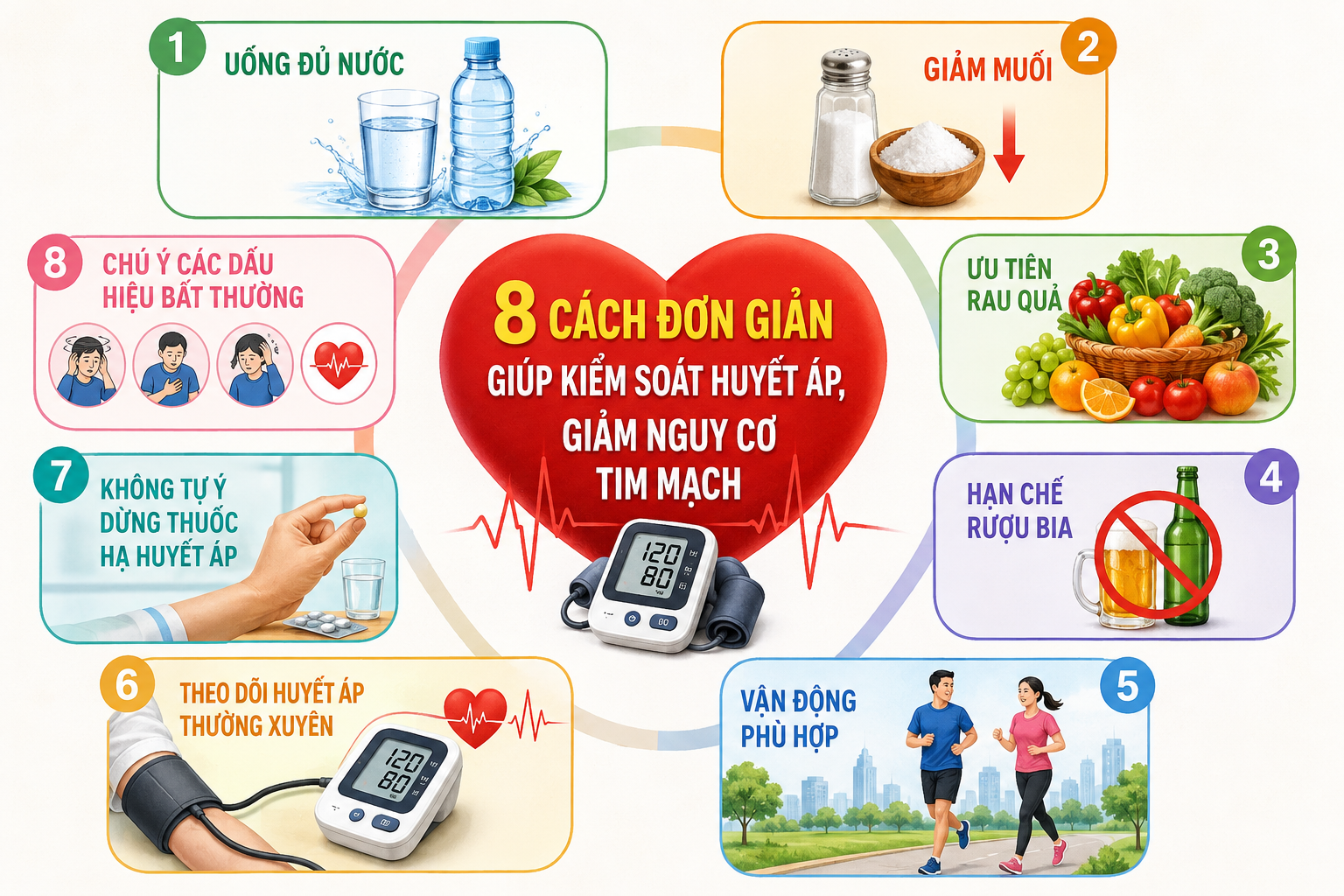 f75f14c1-ffcd-4e88-82d6-90a2e62f9f36-17870592697321389653144 8 phương pháp hiệu quả để kiểm soát huyết áp và bảo vệ tim mạch - Ảnh 1.