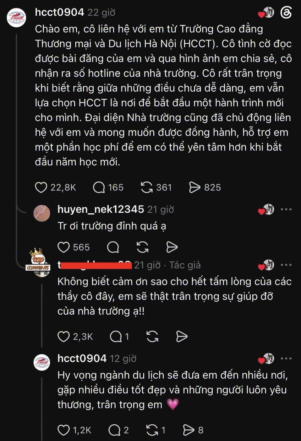 Nữ Sinh Gặp Khó Khăn Tài Chính Nhận Được Hỗ Trợ Từ Trường Cao Đẳng