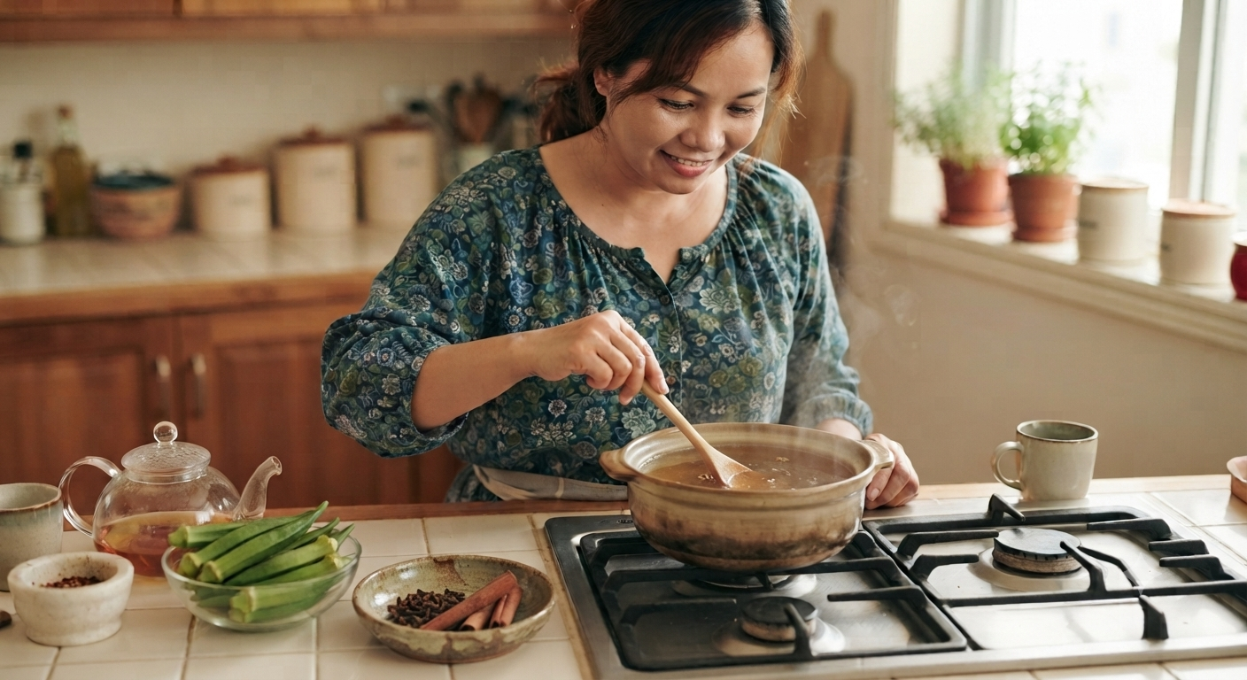 huong-dan-cach-lam-nuoc-dau-bap-ket-hop-voi-dinh-huong-va-que-1-17859871264491885724569 Hướng dẫn cách làm nước đậu bắp kết hợp với đinh hương và quế có lợi cho sức khỏe phụ nữ - Ảnh 1.