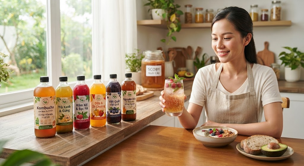 kombucha-1787070055827395787963 Uống kombucha có tốt không? 7 lợi ích và những điều cần lưu ý - Ảnh 1.