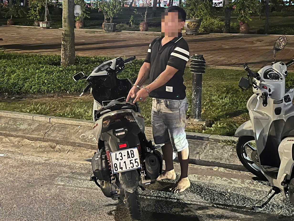 Đối Tượng Trộm Cắp Tài Sản Của Du Khách Tại Biển Mỹ Khê Bị Bắt