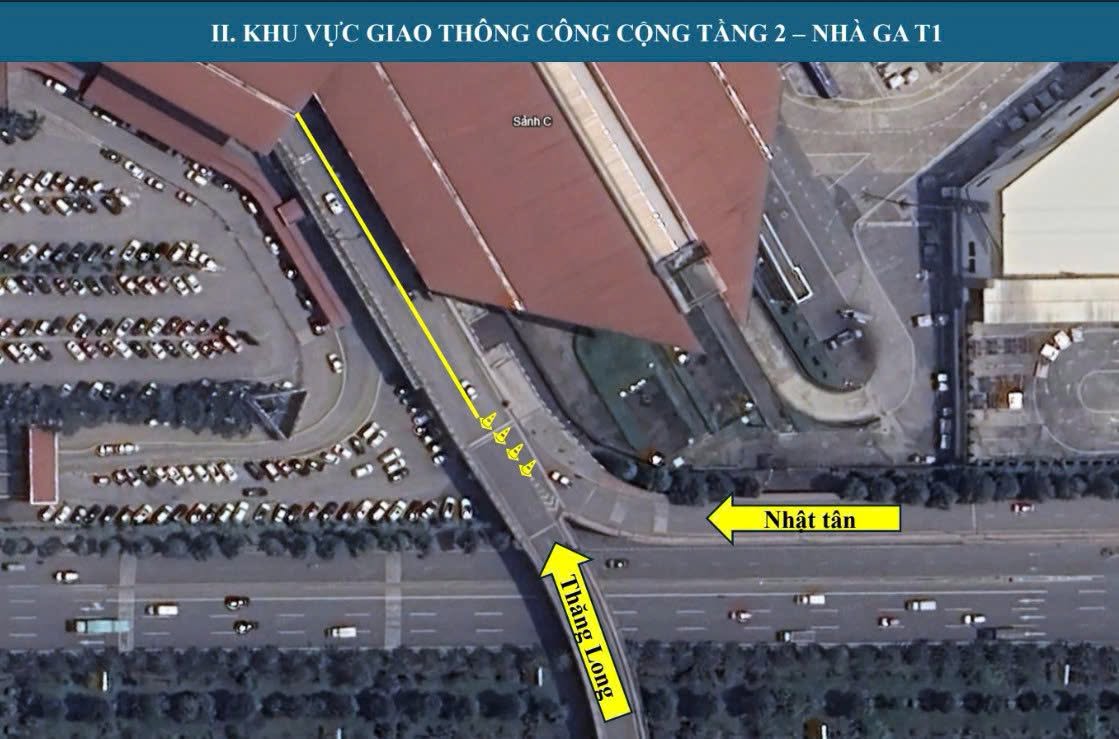 Sơ đồ phân luồng Nhà ga T1