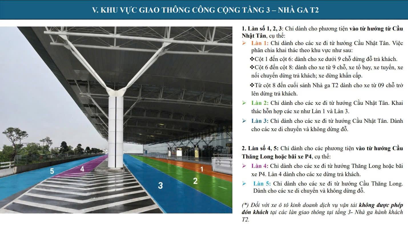 Hướng dẫn tại Cảng HKQT Nội Bài