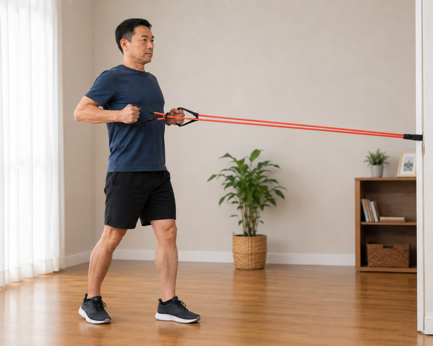 Kéo dây kháng lực để tăng sức mạnh cho cơ lưng