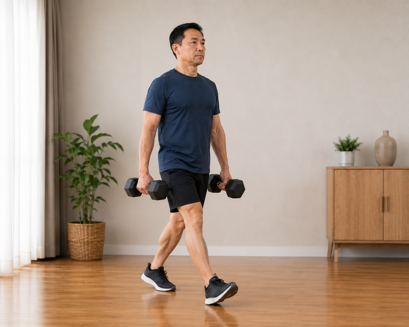 Mang tạ khi đi bộ để cải thiện sức mạnh