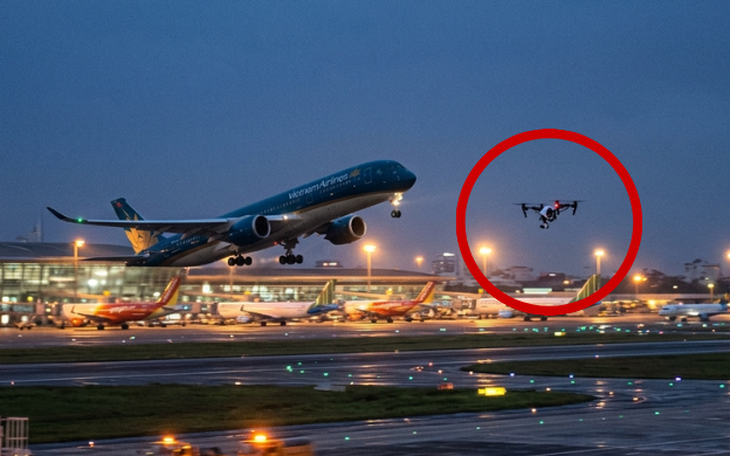 Nguy cơ UAV Xâm Nhập Gây Khó Khăn Tại Sân Bay Tân Sơn Nhất - Ảnh 1.