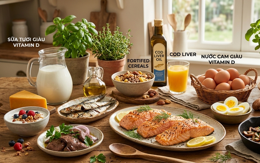 Vitamin D: Tác Dụng và Lợi Ích Đáng Ngạc Nhiên Đối Với Sức Khỏe