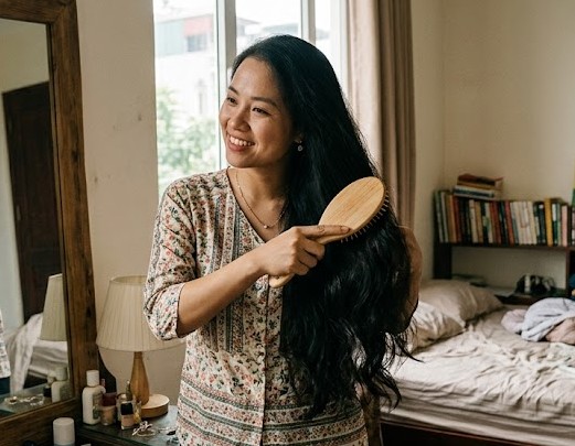 toc-va-da-dau-17876298704851333492681 Lược chải tóc bẩn có thể ảnh hưởng đến tóc và da đầu thế nào? - Ảnh 1.