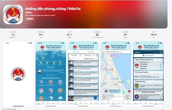 ung-dung-thien-tai-1786777772322769500201 Ra mắt ứng dụng Hướng dẫn phòng chống thiên tai cho người dân- Ảnh 1.
