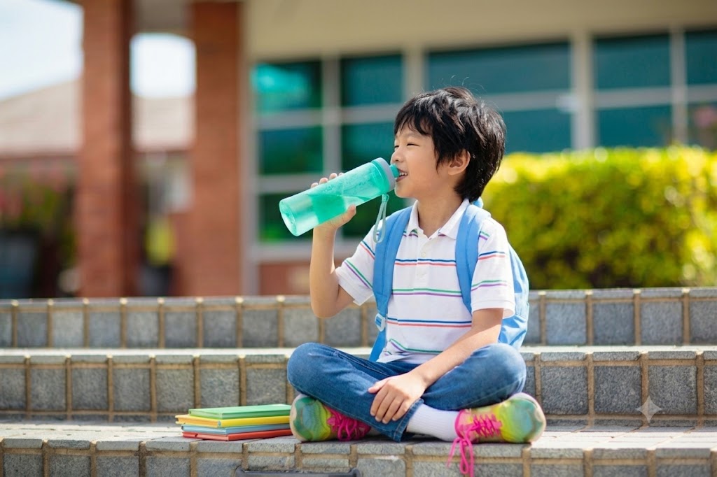 Làm thế nào để trẻ uống đủ nước suốt ngày ở trường: hướng dẫn thực tế cho phụ huynh