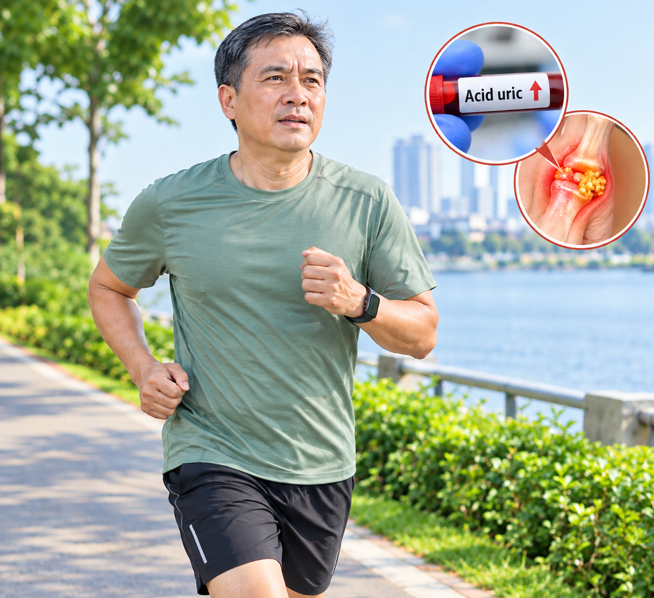 acid-uric-1789107523577909800936 Acid uric cao sau 50 tuổi: Nam giới chạy bộ cường độ nào là phù hợp? - Ảnh 1.
