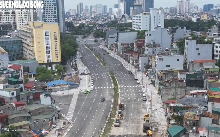 Hiện trạng Vành đai 2,5 đoạn qua Cầu Giấy dự kiến thông xe vào tháng 10- Ảnh 1.