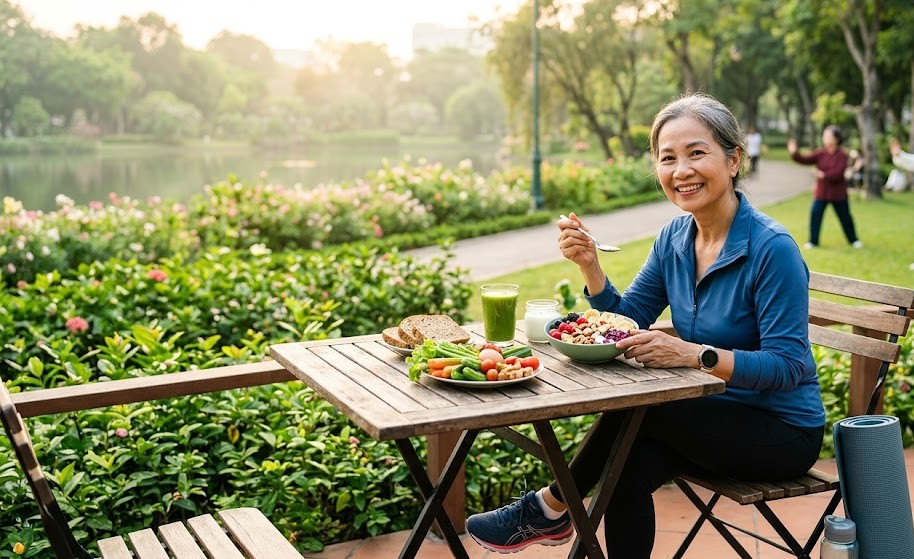 3 thói quen hàng đầu giúp lão hóa khỏe mạnh - Ảnh 1.