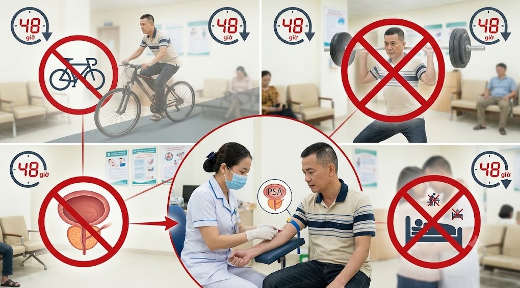 Cần chuẩn bị gì trước khi làm xét nghiệm PSA: có phải kiêng xuất tinh 48 giờ?