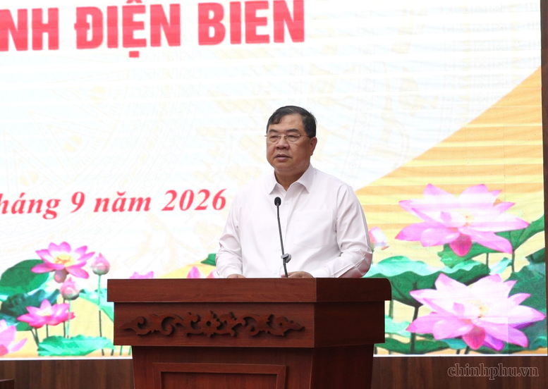 phat-bieu-17885968459401422687545 Điện Biên cần tăng tốc giải ngân, thu hút đầu tư, thúc đẩy tăng trưởng- Ảnh 2.